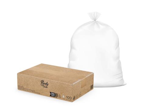 Purely Smile Compactor Sack Clear Extra Heavy Strenth x 100